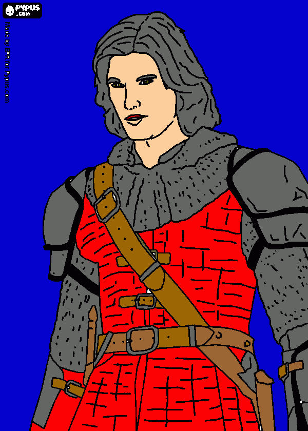 Caspian coloring page