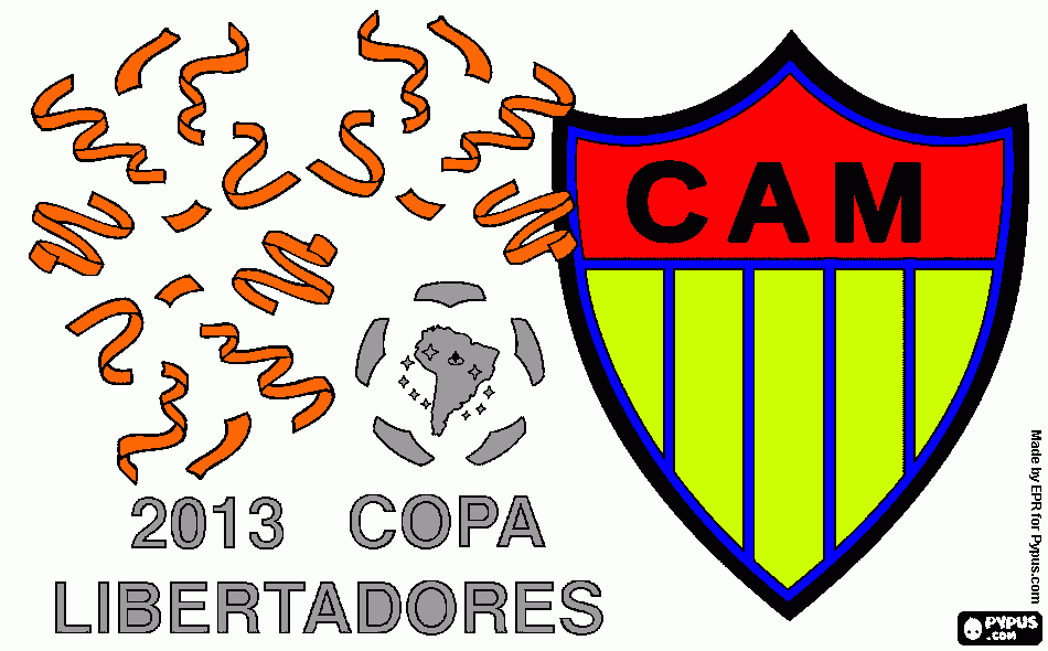 Champion Copa Libertadores 2013  coloring page