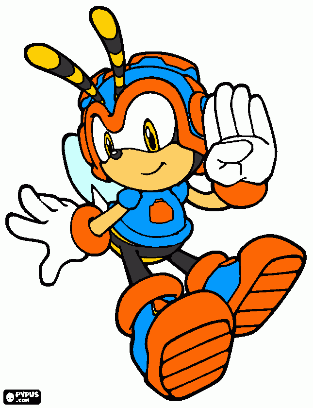 Charmy: The Mascot coloring page