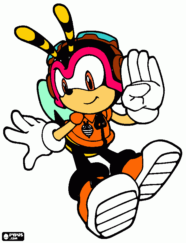 charmy coloring page