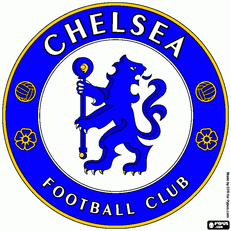 chelsea fc coloring page