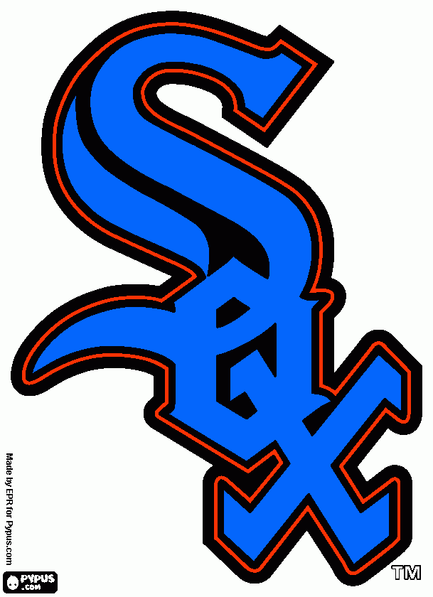 white sox coloring pages - photo #22