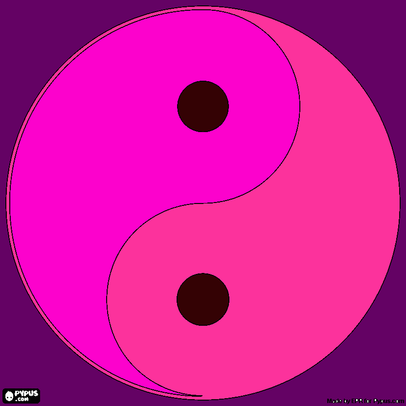 chnese symbol coloring page