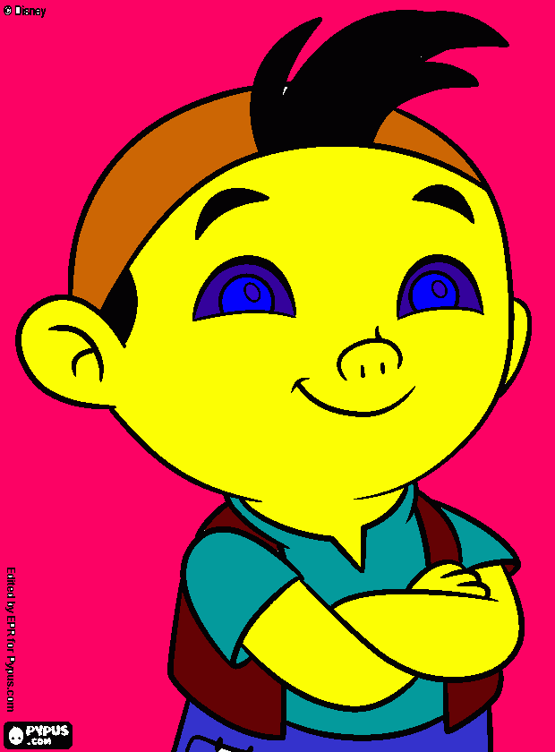 chubby coloring page