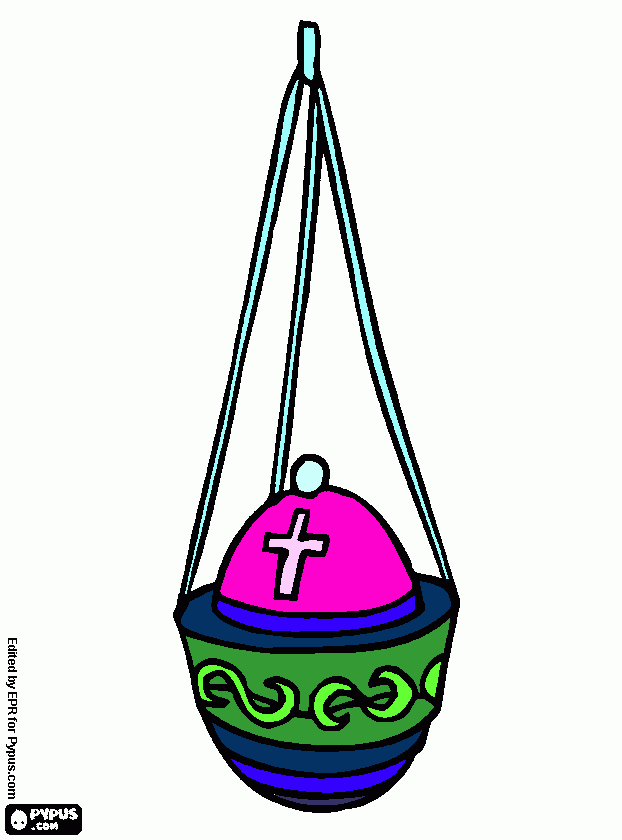 church coloring page
