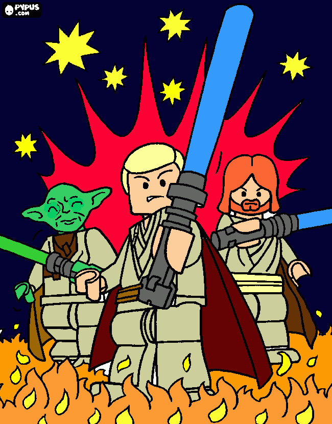 Cid's LEGO Star Wars picture coloring page