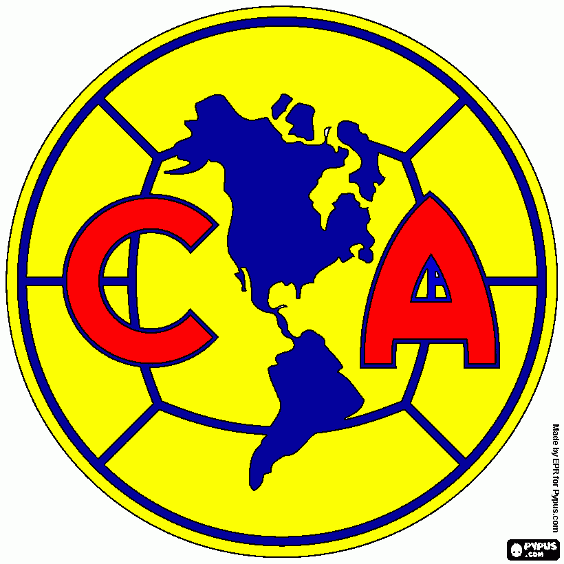 club america coloring page