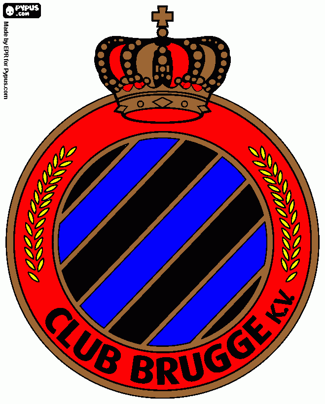 Club Brugge KV  coloring page