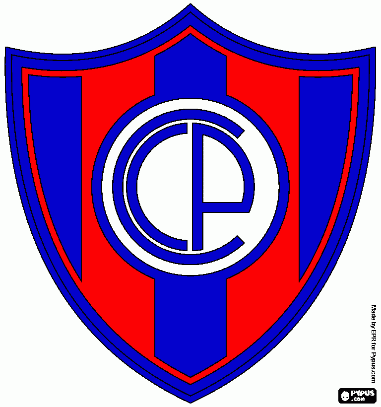 club cerro porteno coloring page
