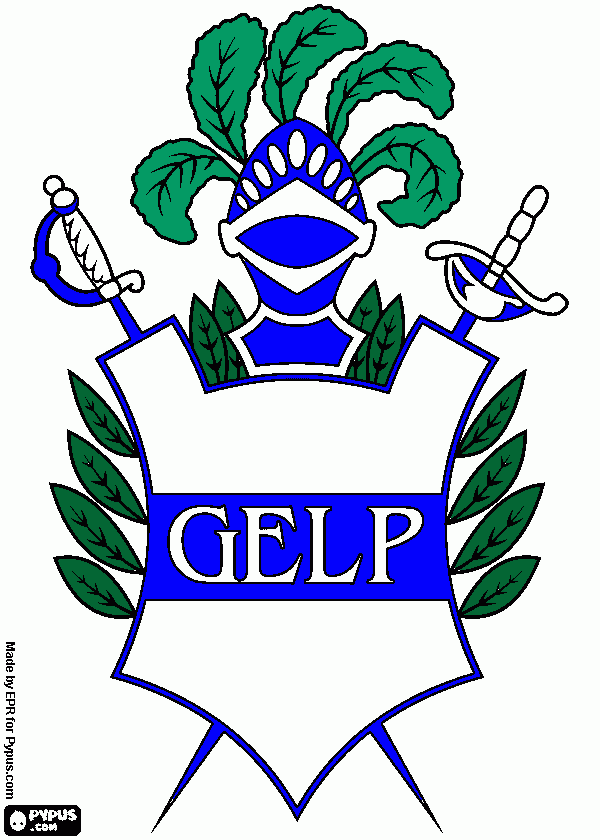 Club de Gimnasia GELP coloring page