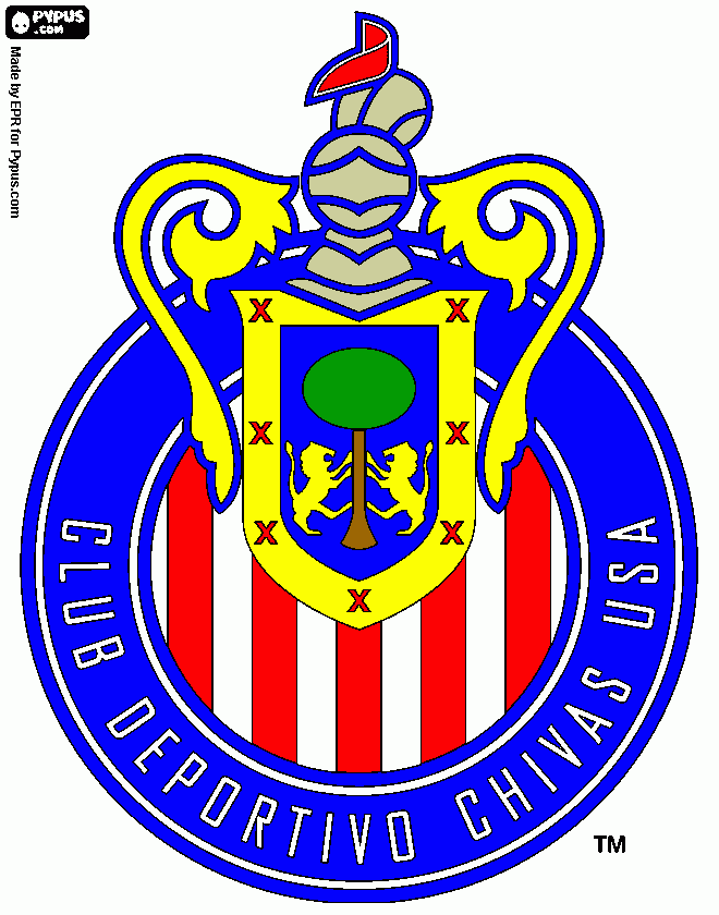 Club Deportivo Chivas USA   coloring page