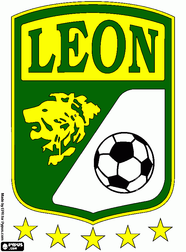 Club Leon FC coloring page
