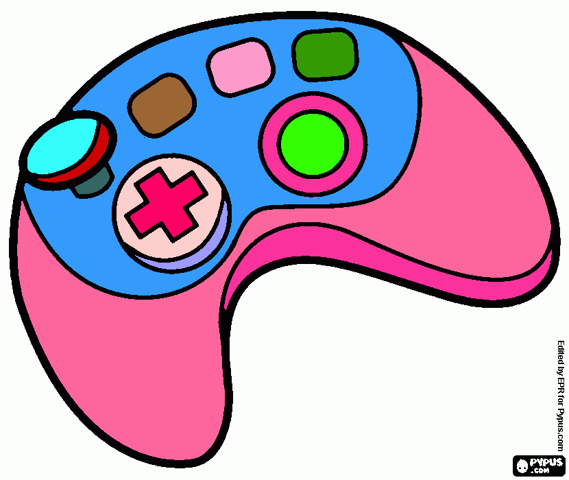 console coloring page