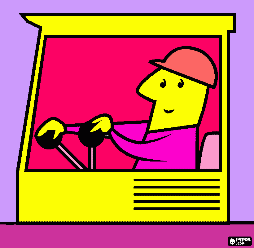 Construction Worker coloring page