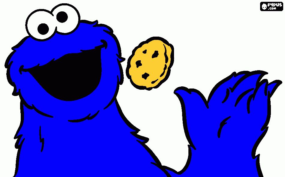 coookie coloring page