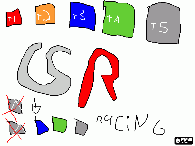 CSR Racing coloring page