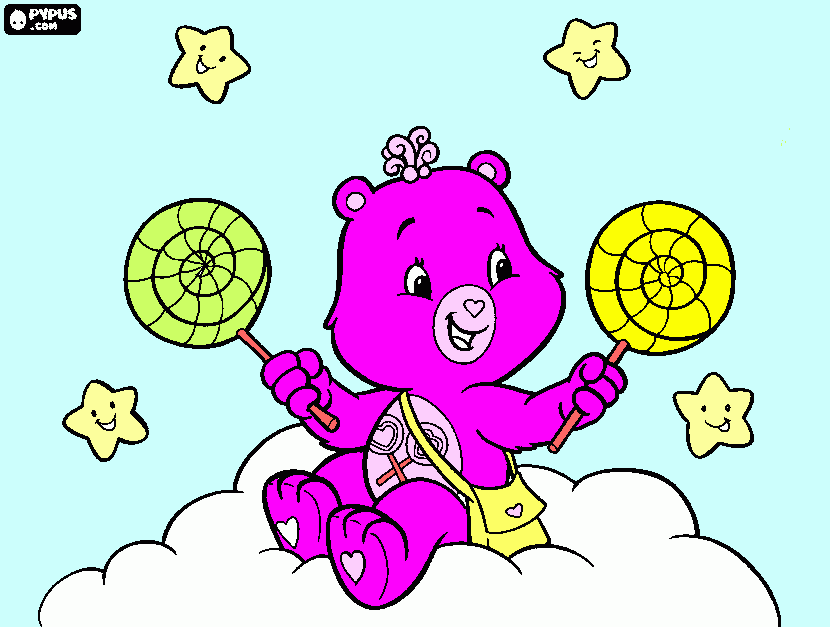 cute teddy bear coloring page