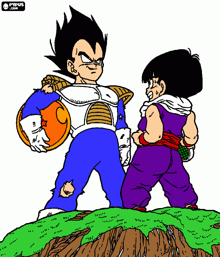 DBZ coloring page