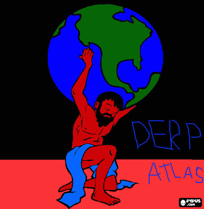 derp atlas coloring page