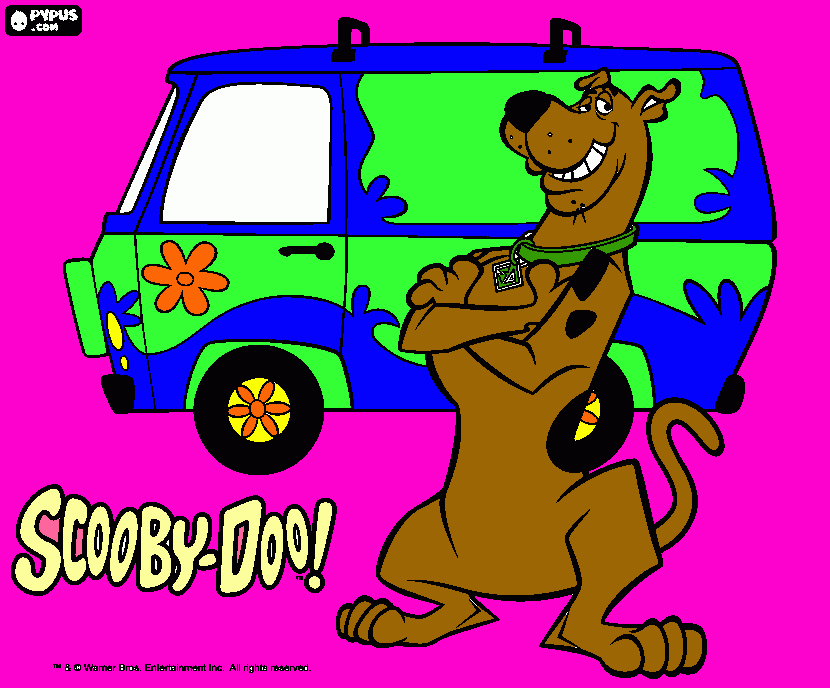desen scooby coloring page