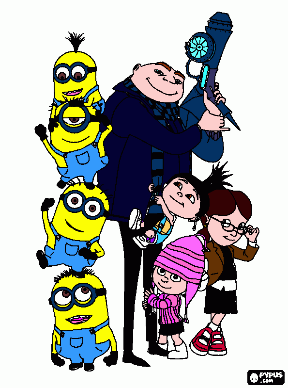 Despicable Me Picture1 coloring page