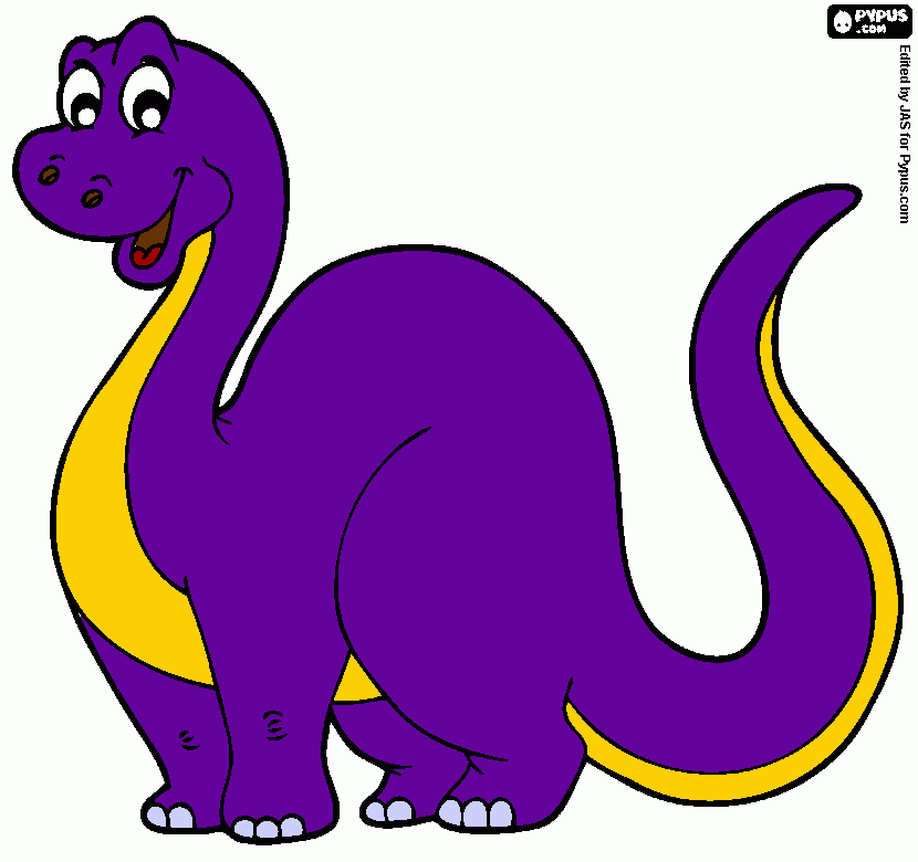 dino coloring page