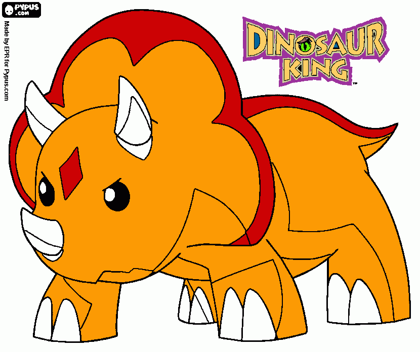 Dinoking Chomp by Théo coloring page