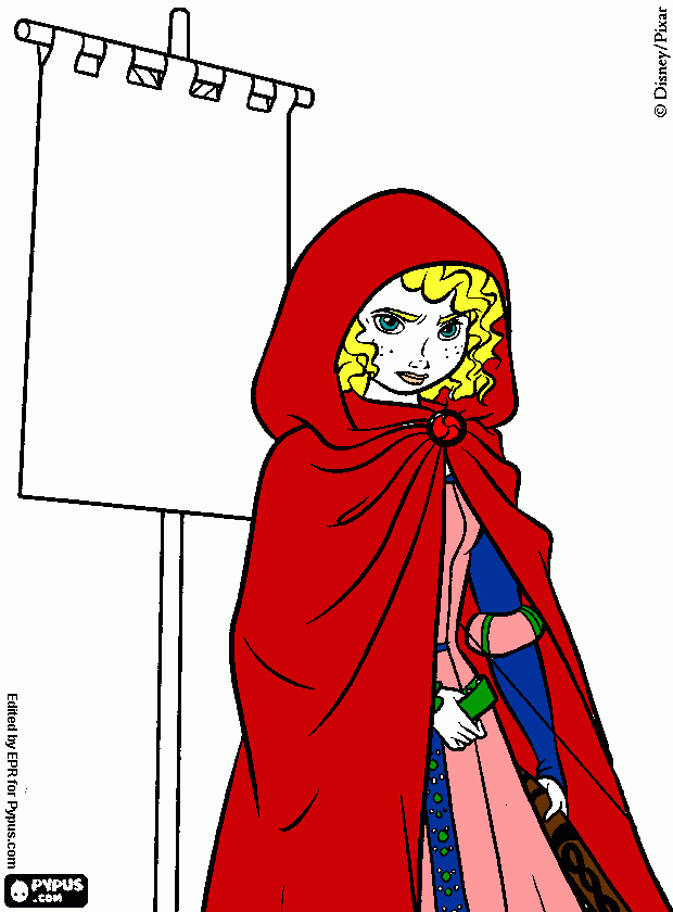 Disney Presents Little Red Riding Hood coloring page