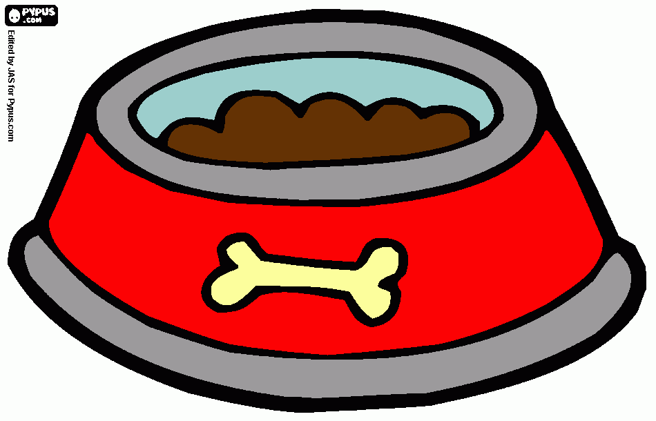 free clipart dog bowl - photo #3