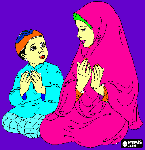 duaa coloring page