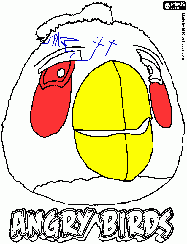 eggbird coloring page