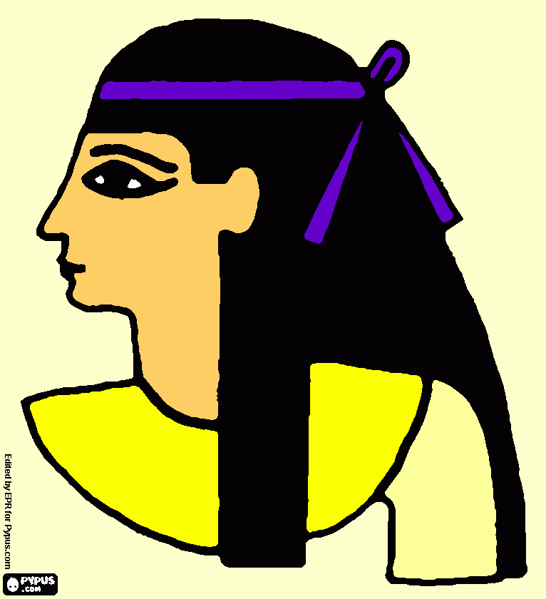 Egptian Women coloring page