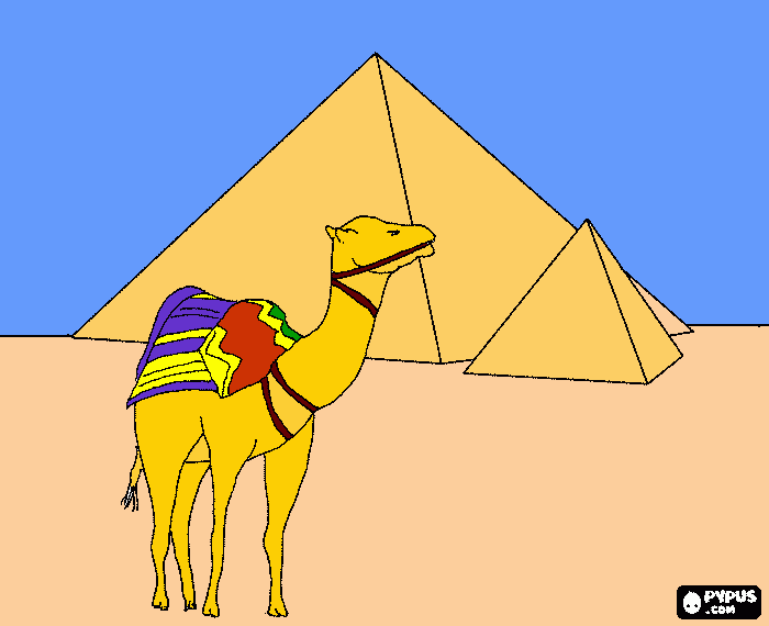 egypt coloring page