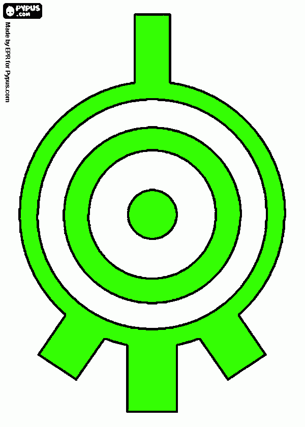 Emerald's logo coloring page