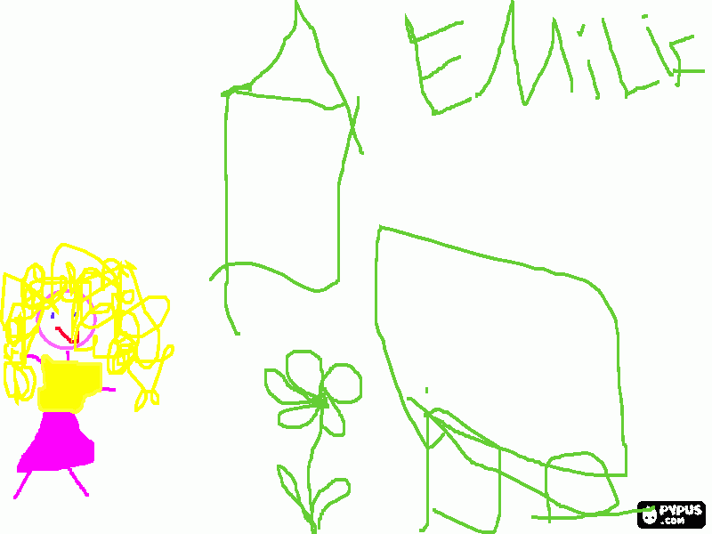Emilie coloring page
