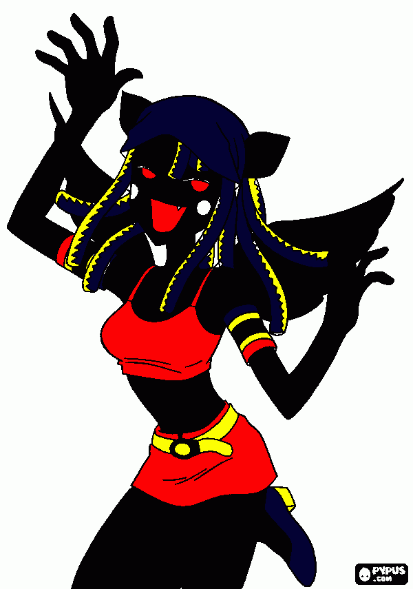 Eriru Nightmare Empress coloring page