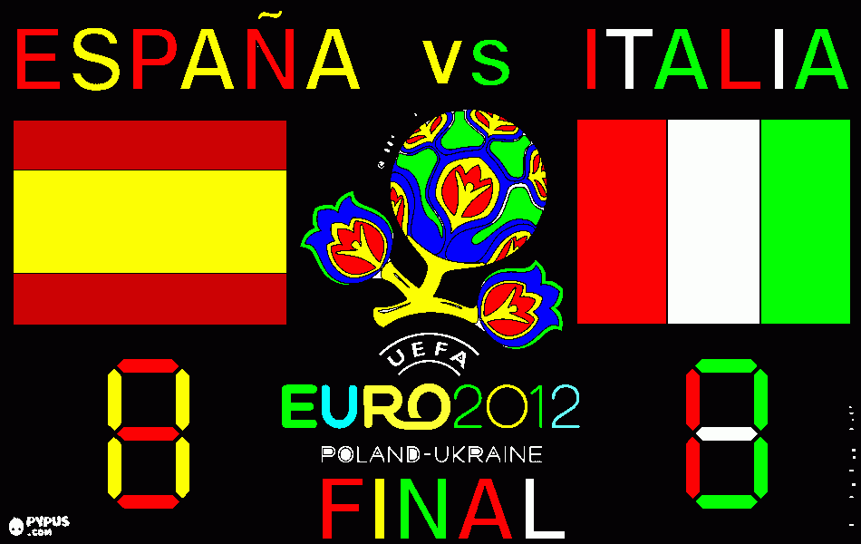 Euro 2012 coloring page