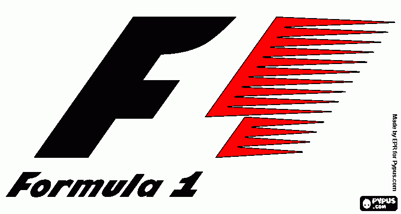 F1 coloring page