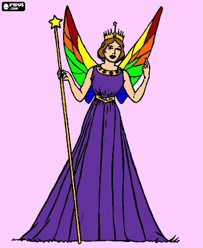 Fairy Queen  (Jibbit) coloring page