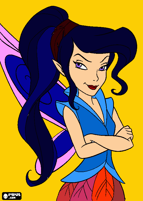 Fairy Vidia coloring page
