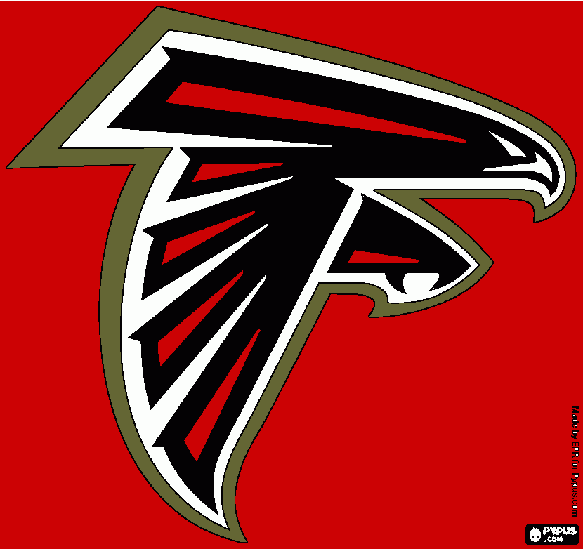 falcon logo coloring page