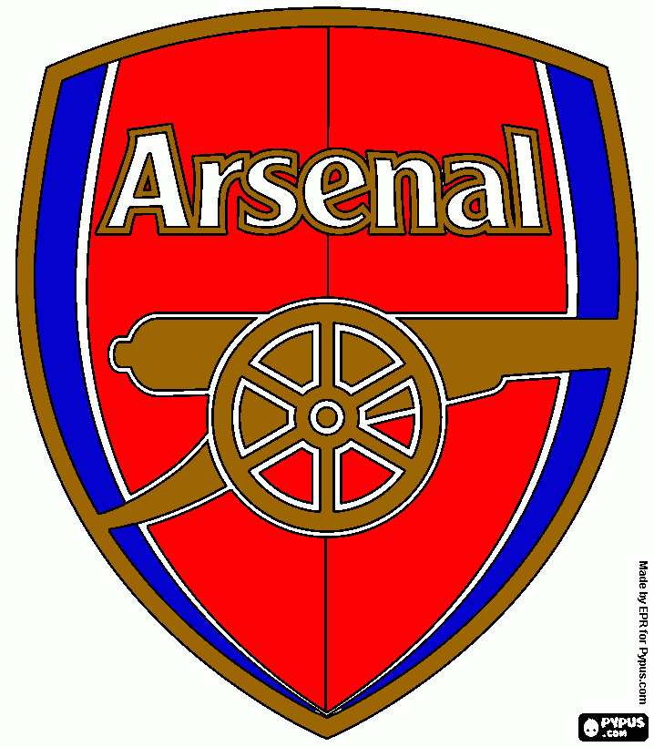 Fc arsennal coloring page
