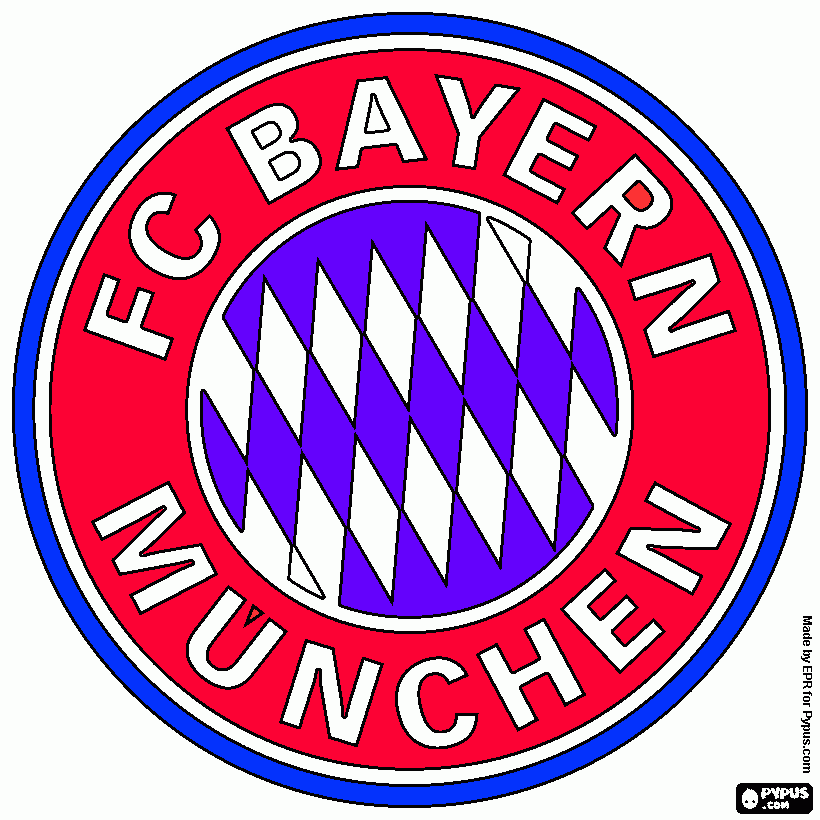 fc bayer munch coloring page