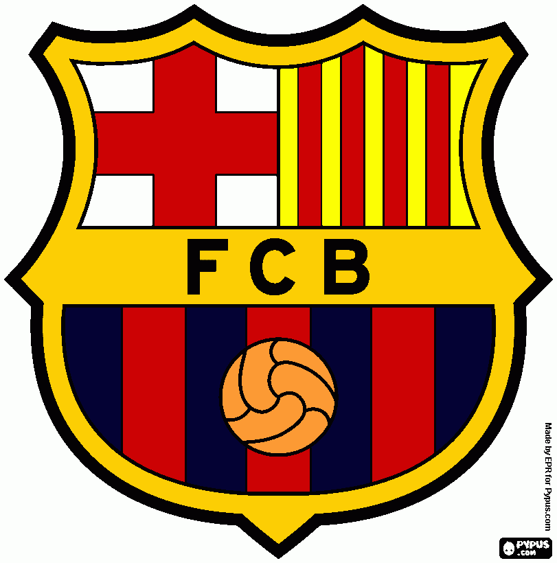 F.C.B coloring page