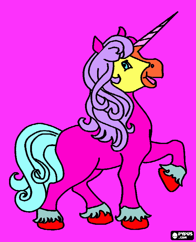 Feel Better Unicorn coloring page