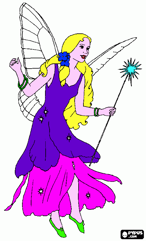Flora coloring page