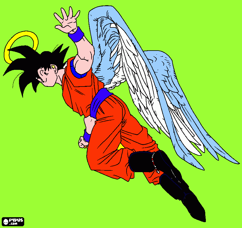 for you!!! Goku coloring page