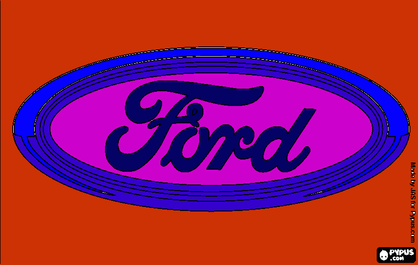 ford cars coloring page