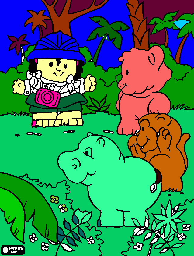 FORREST coloring page