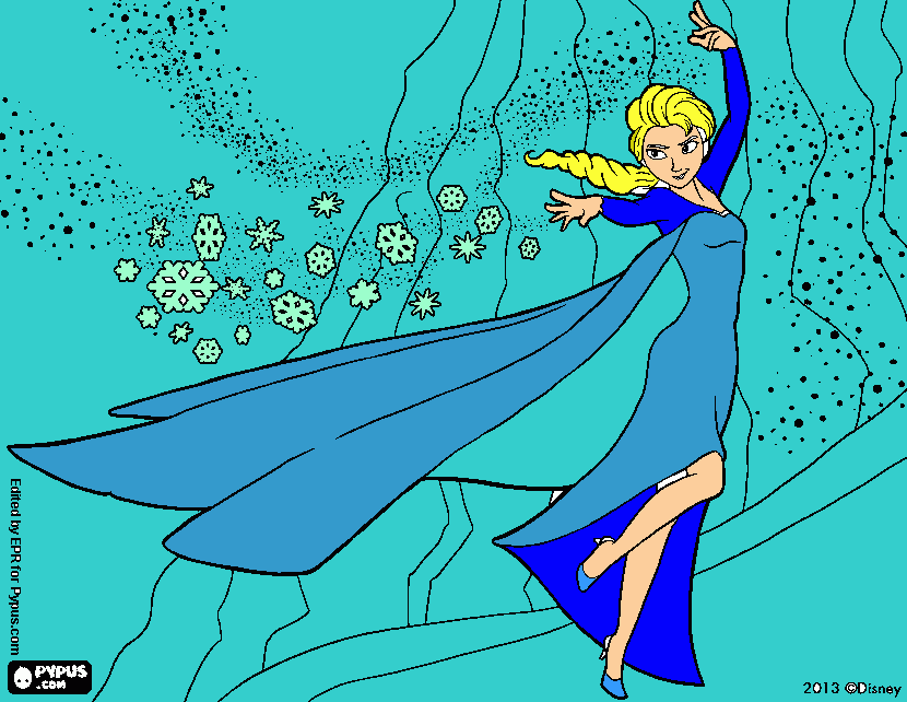 frozen 1 coloring page